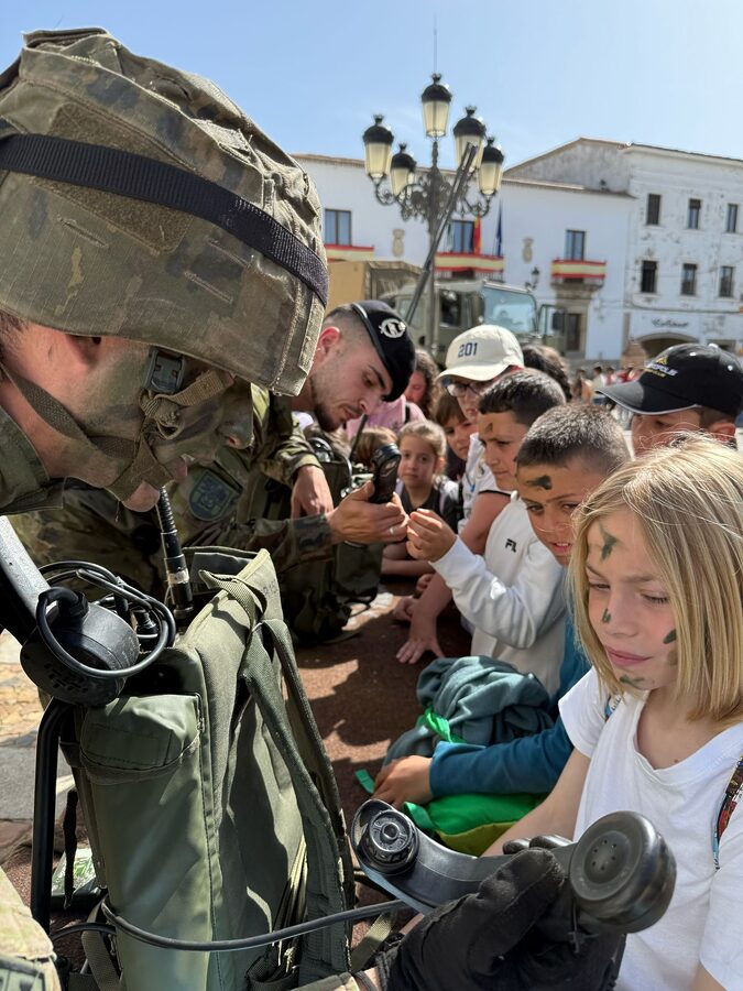 Visita del Ejército Español
